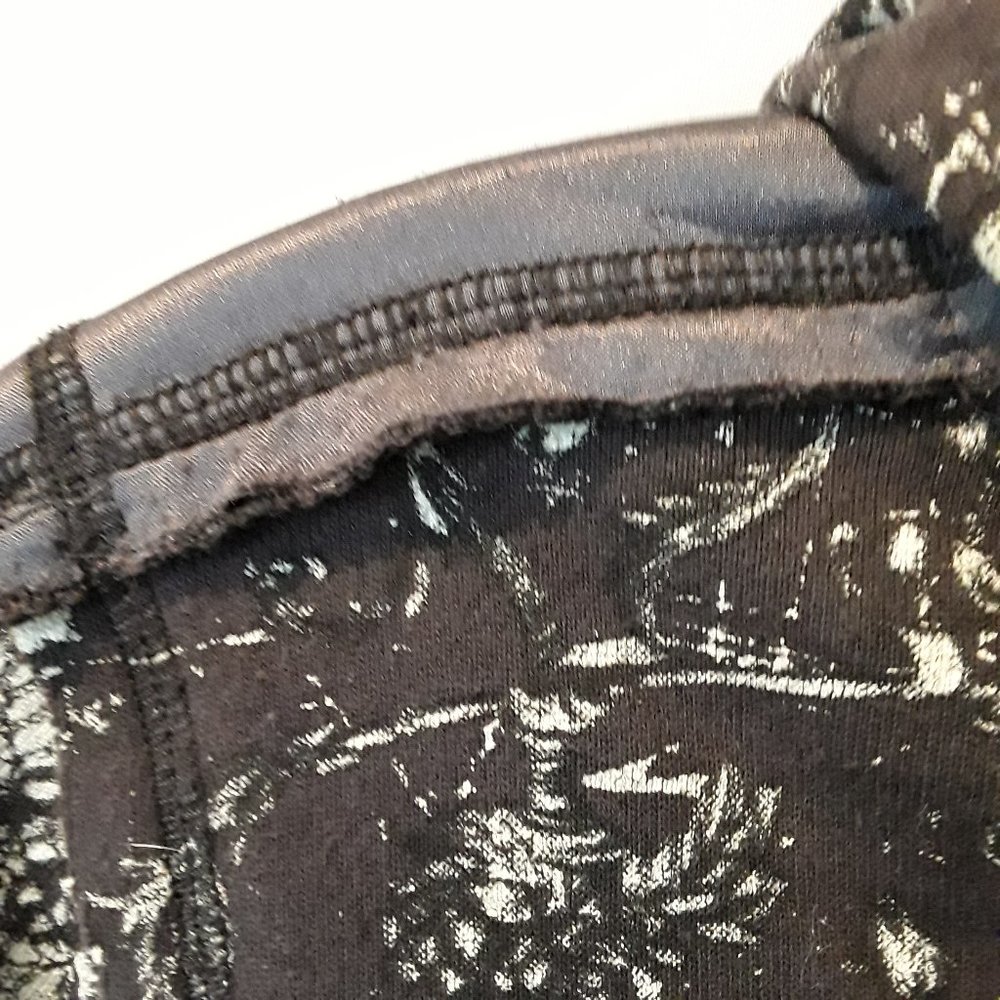 Miss Me brown tan floral hooded zip sweatshirt - Picture 5 of 10